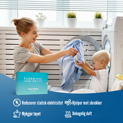 Flekkfritt Tørketrommelark Aqua Breeze 40 stk