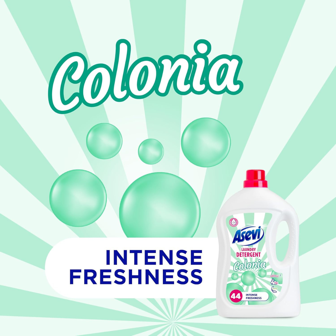 Asevi Laundry Detergent Colonia 44w 2376ml