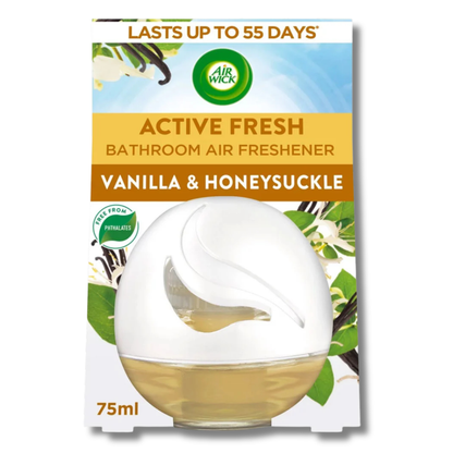 Airwick Bathroom Air Freshener Vanilla & Honeysuckle 75ml