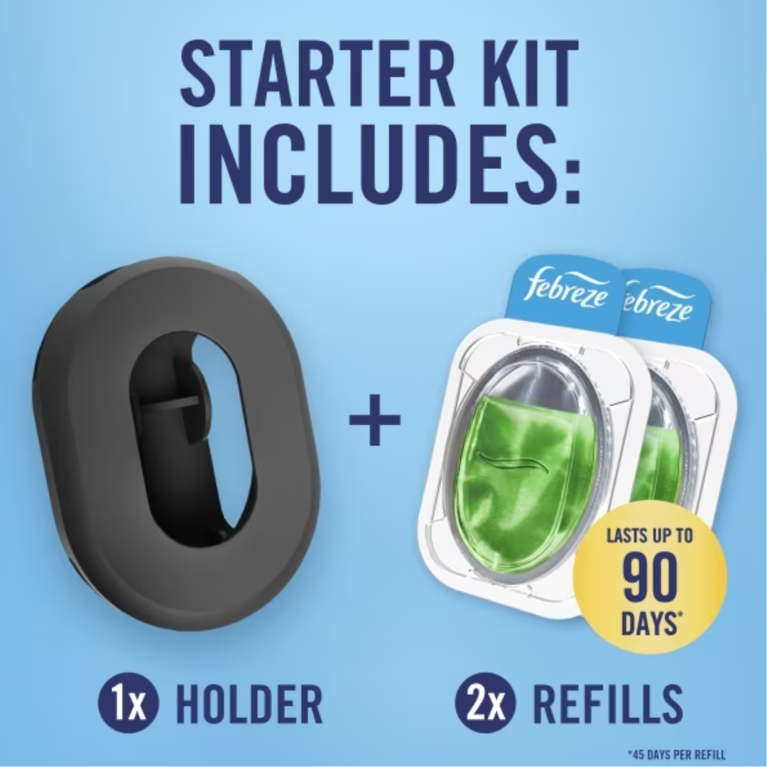 Febreze Bin Freshener Starter Kit Outdoor Fresh