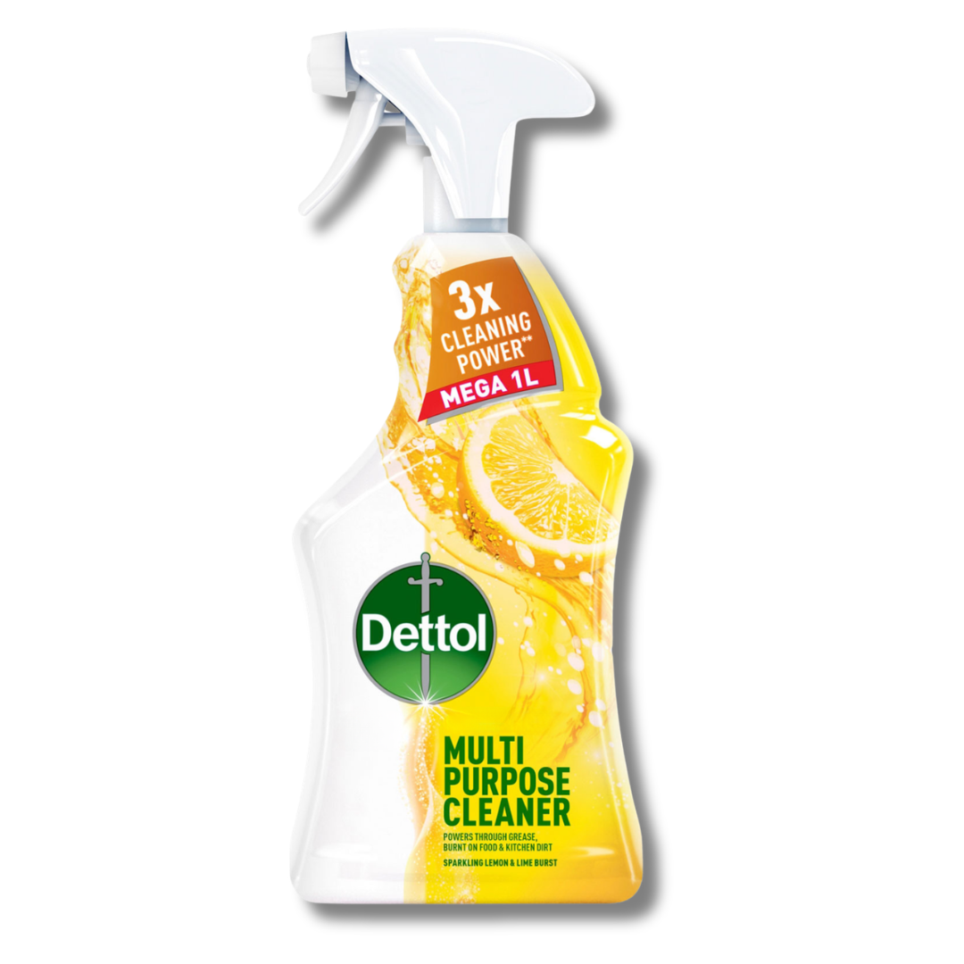 Dettol Multi Purpose Cleaner Spray Sparkling Lemon & Lime Burst 1L