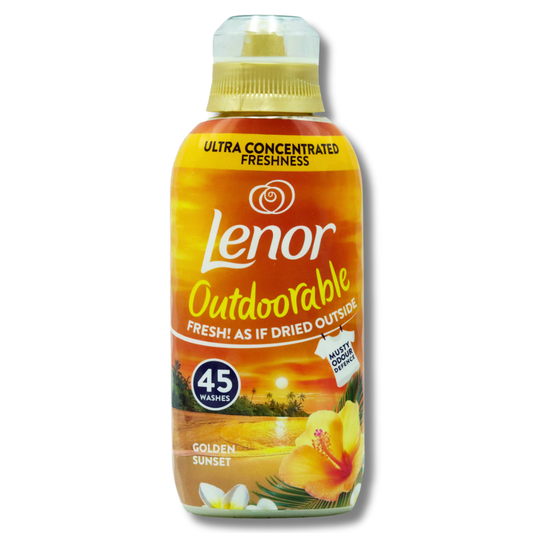 Lenor 45w 630ml Tøymykner Outdoorable Golden Sunset