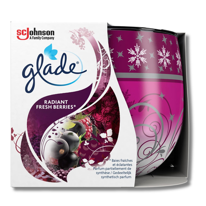 Glade Fragranced Candle Radiant Fresh Berries 108g