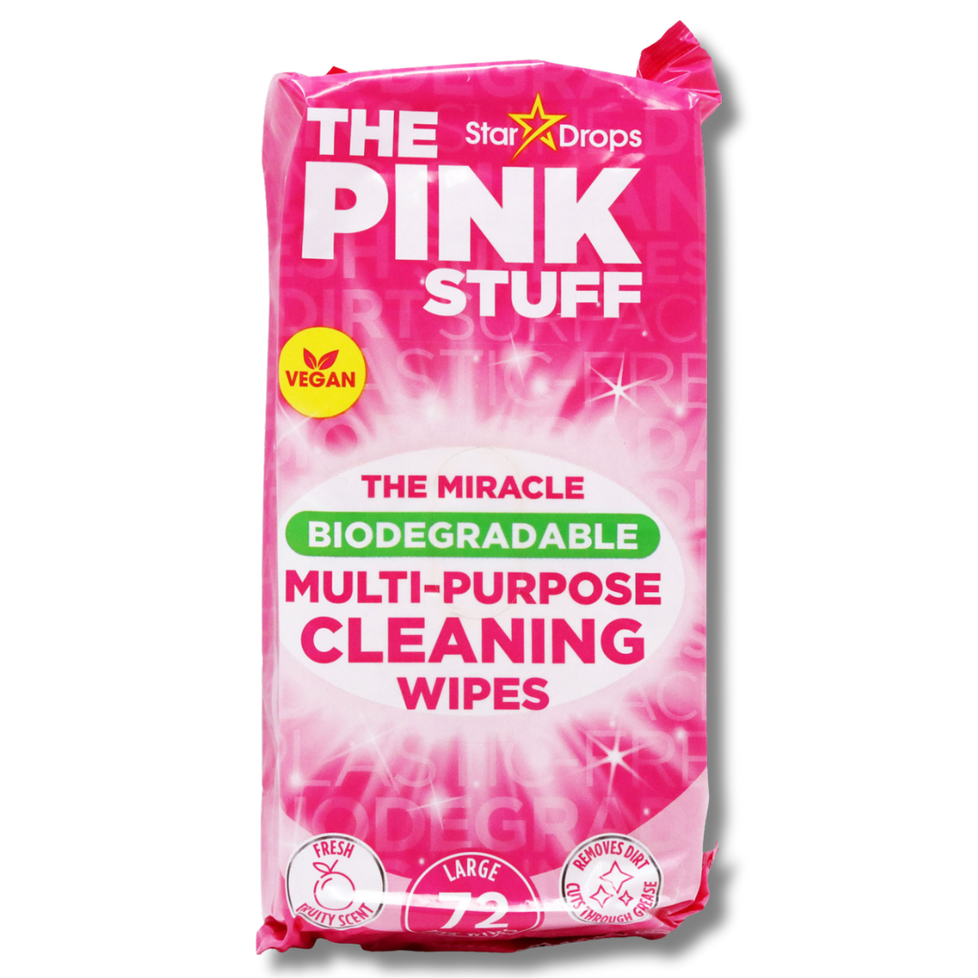 The Pink Stuff Biodegradable Multi-Purpose Cleaning Wipes 72pk