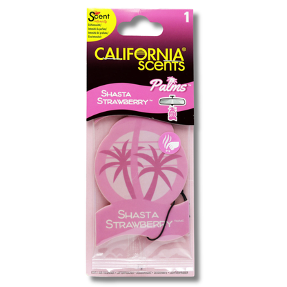 California Scent Palms Car Freshener Shasta Strawberry