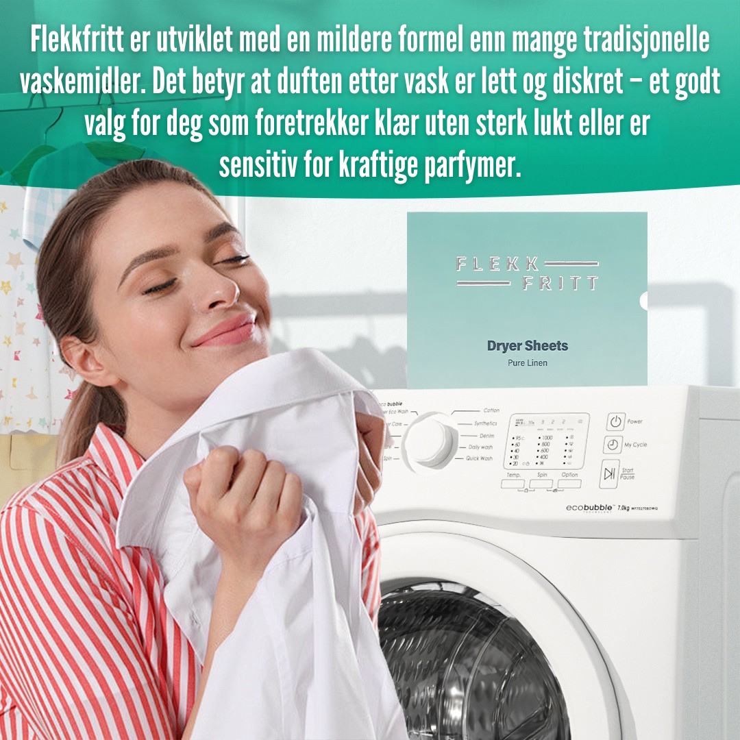 Pakning med 40 tørkeark klar til bruk