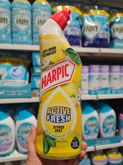 Harpic Active Fresh Citrus Zest Toilet Gel 750ml