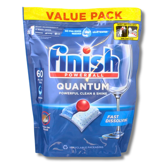 Finish Powerball Quantum Dishwasher Capsules 60pk