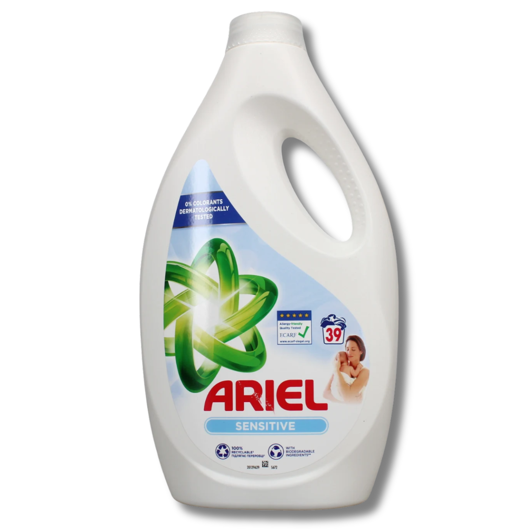 Ariel Liquid Detergent Sensitive 39w 1.95L