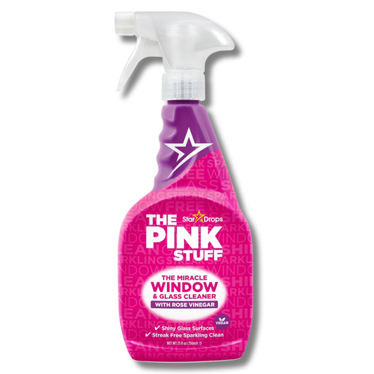 The Pink Stuff The Miracle Window & Glass Cleaner with Rose Vinegar 750ml