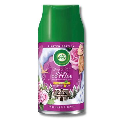 Airwick Freshmatic Refill Cosy Cottage Frorsted Roses & Mistletoe 250ml