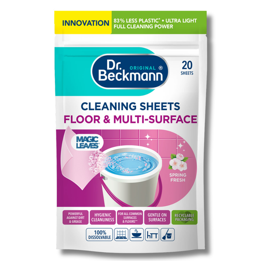 Dr. Beckmann Floor & Multi Surface Cleaning Sheets Spring Fresh 20pk
