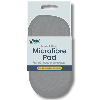 Vivid Scrub & Clean Microfiber Pad 5pk Div.Farger
