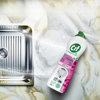Cif Cleanboost Pink Cream Cleaner 660ml