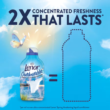 Lenor Tøymykner Outdoorable Sea Breeze Stroll 45w 630ml