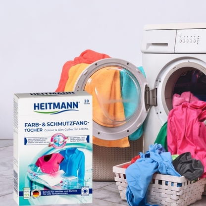 Heitmann Farge- & Smussfangerark 2-in-1 20pk