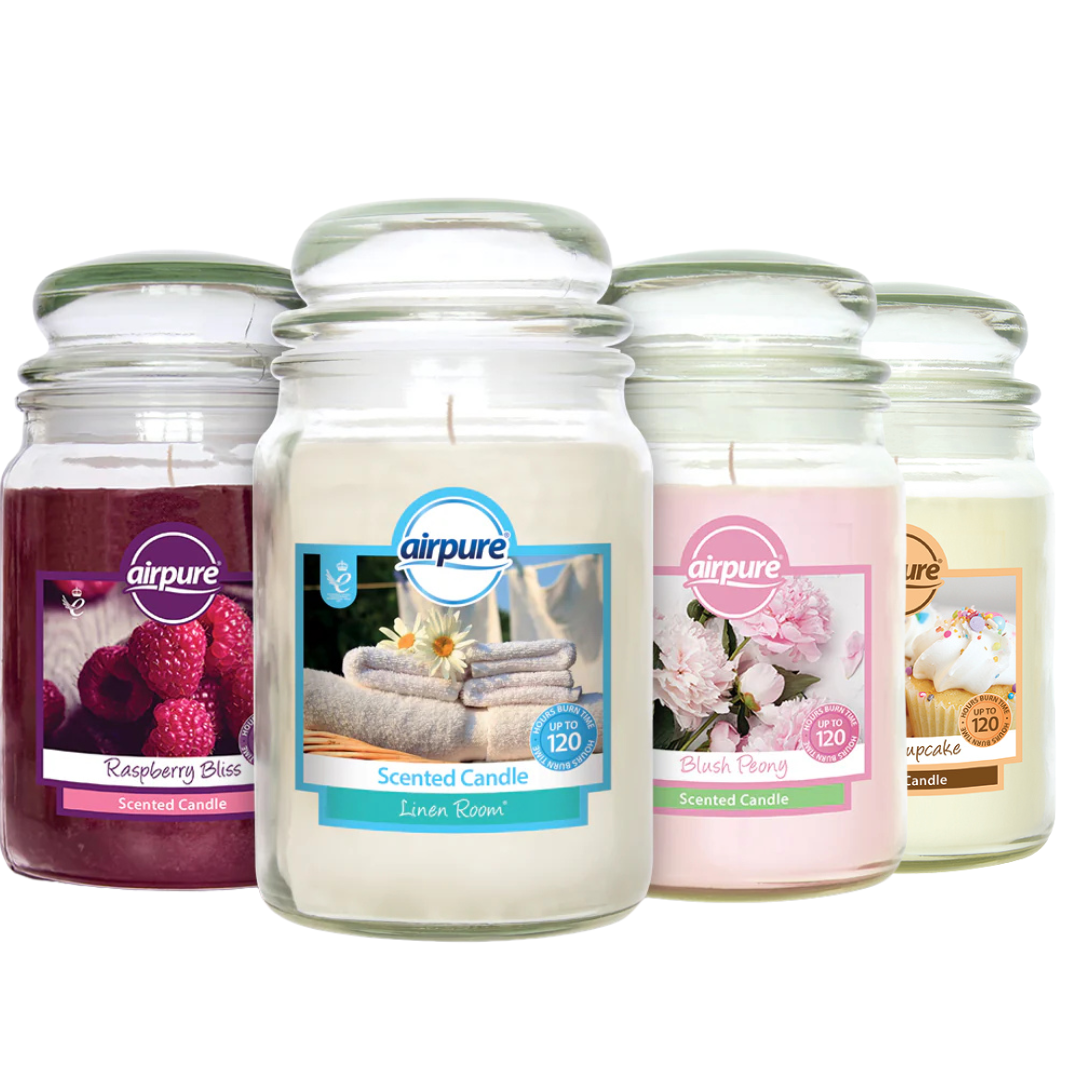 Airpure Jar Candle 510g Div.Typer
