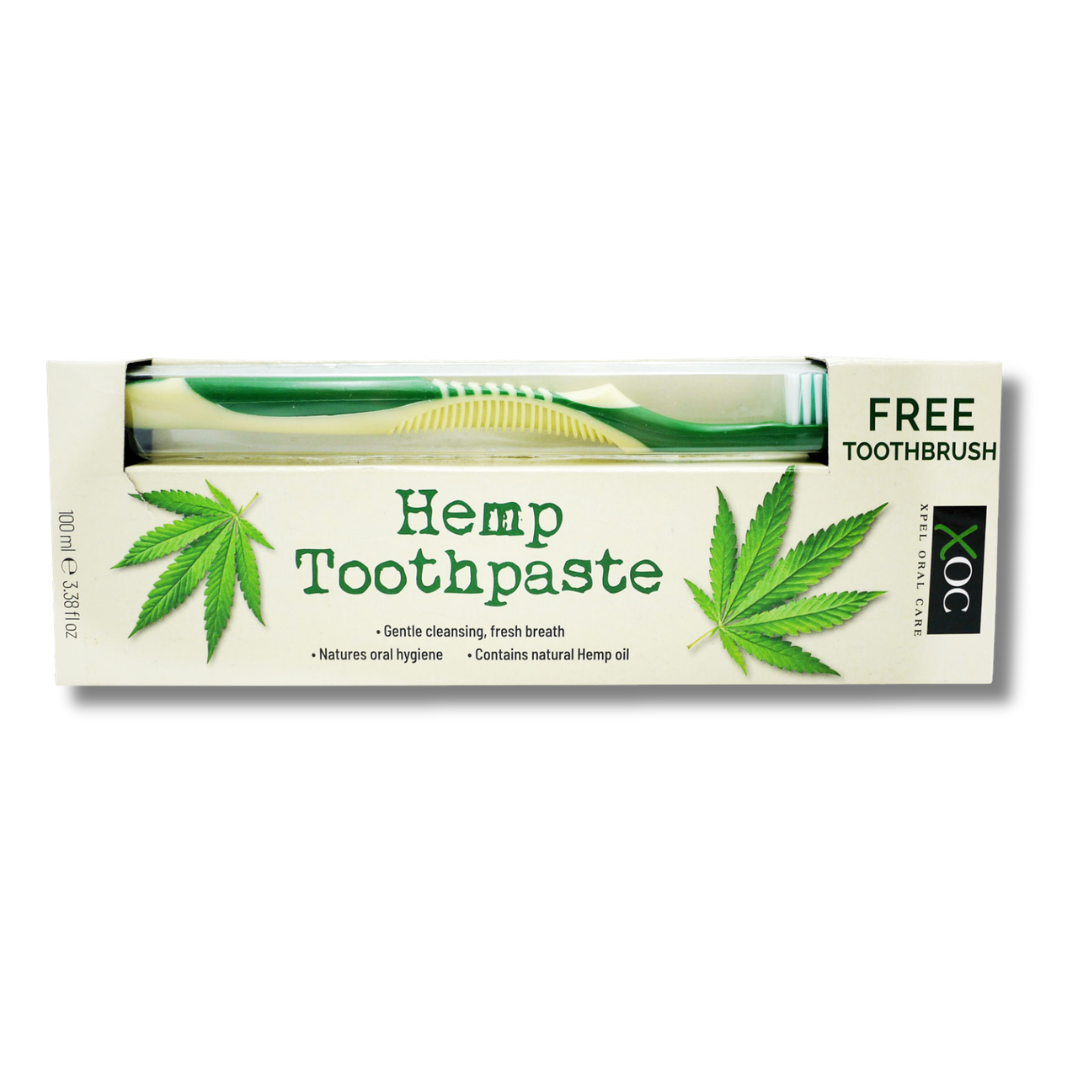 XOC Hemp Toothpaste + Toothbrush 100ml