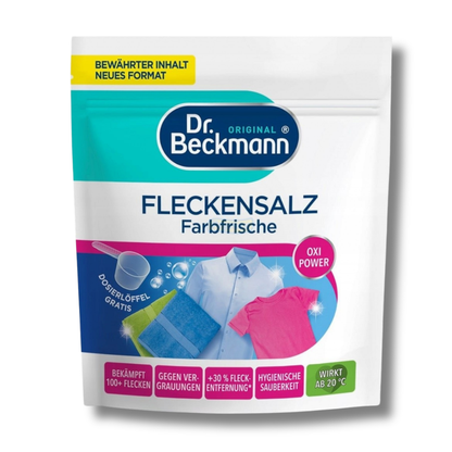 Dr. Beckmann Fleckensalz Farbfrische Flekkfjerningspulver for Farget Tøy 400g
