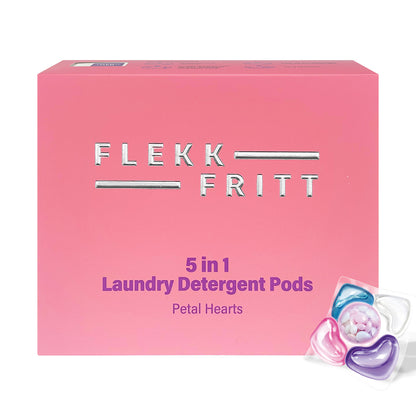 Flekkfritt 5 i 1 Vaskemiddel Pods Petal Hearts 40 stk