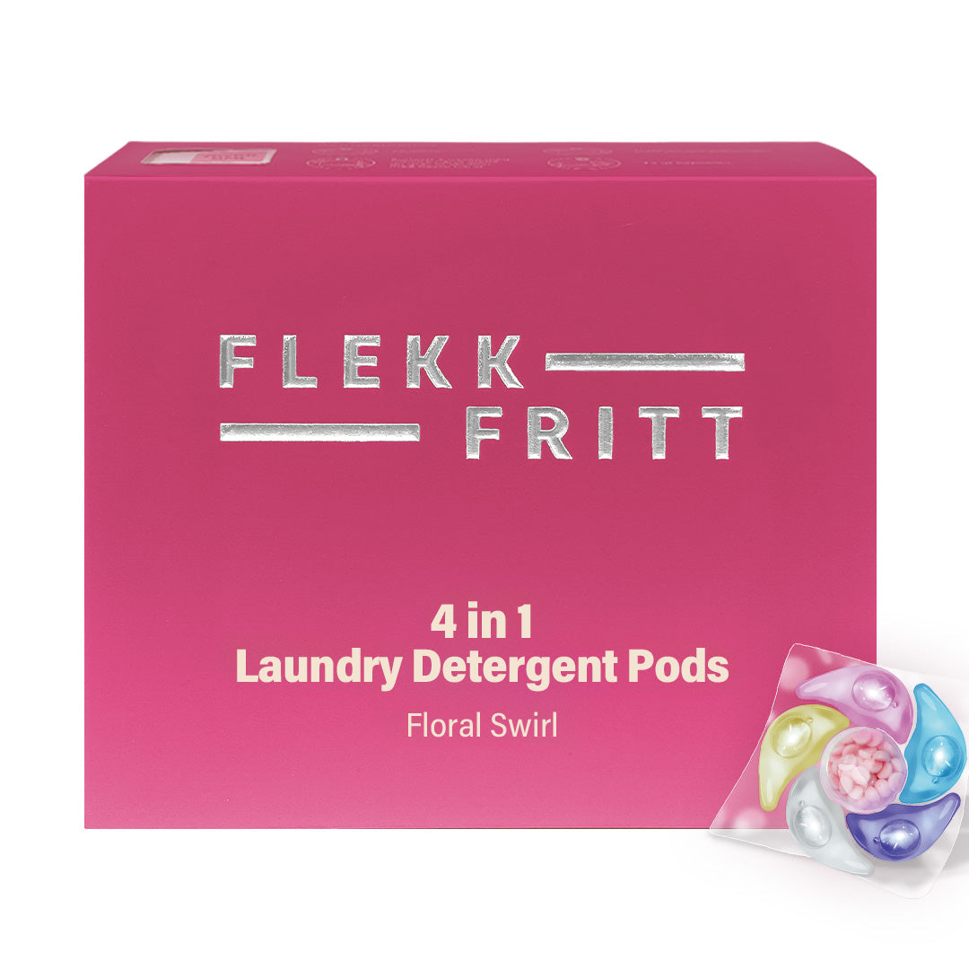 Flekkfritt 4 i 1 Vaskemiddel Pods Floral Swirl 40 stk