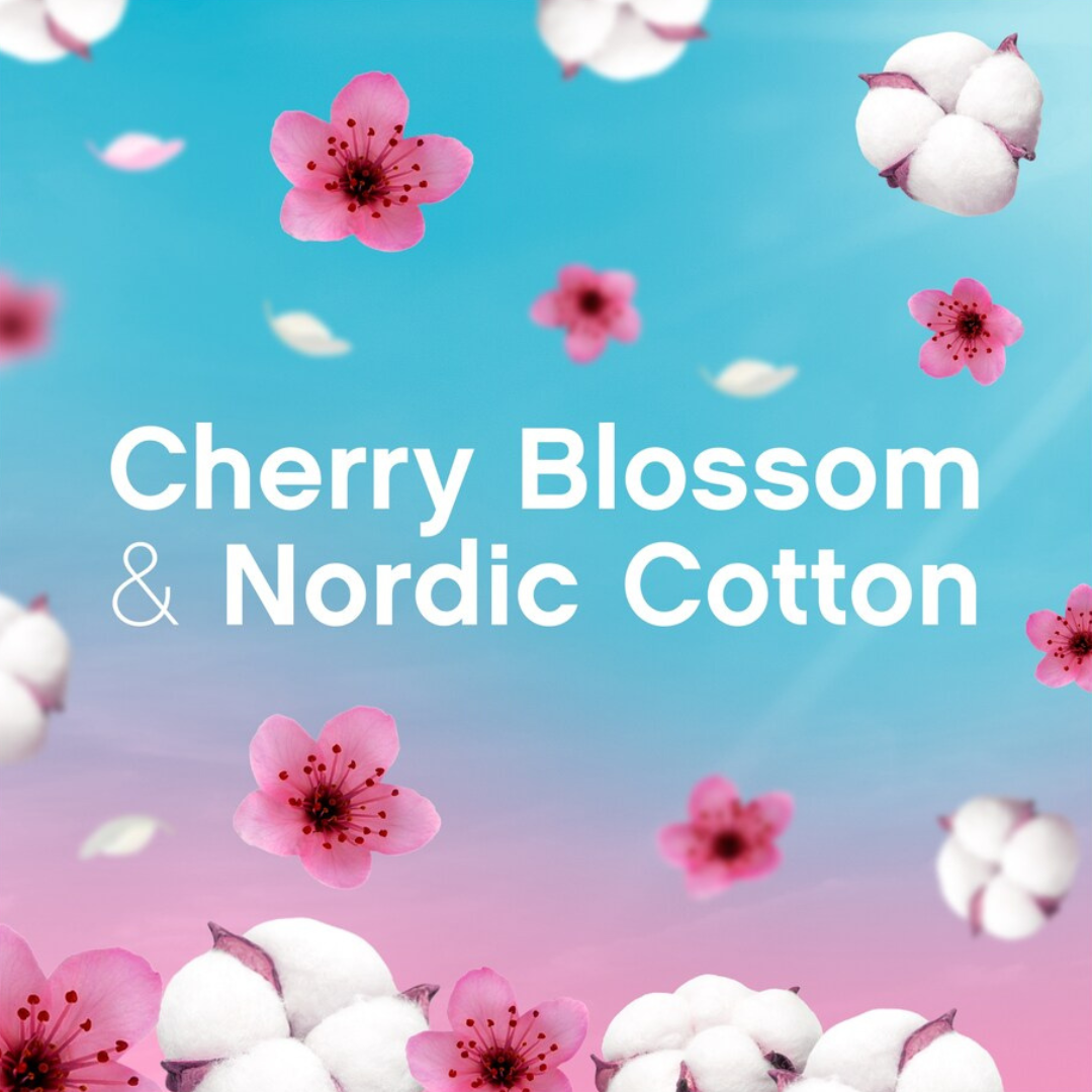 Fairy Outdoorable Fabric Softener Cherry Blossom & Nordic Cotton 70w 980ml