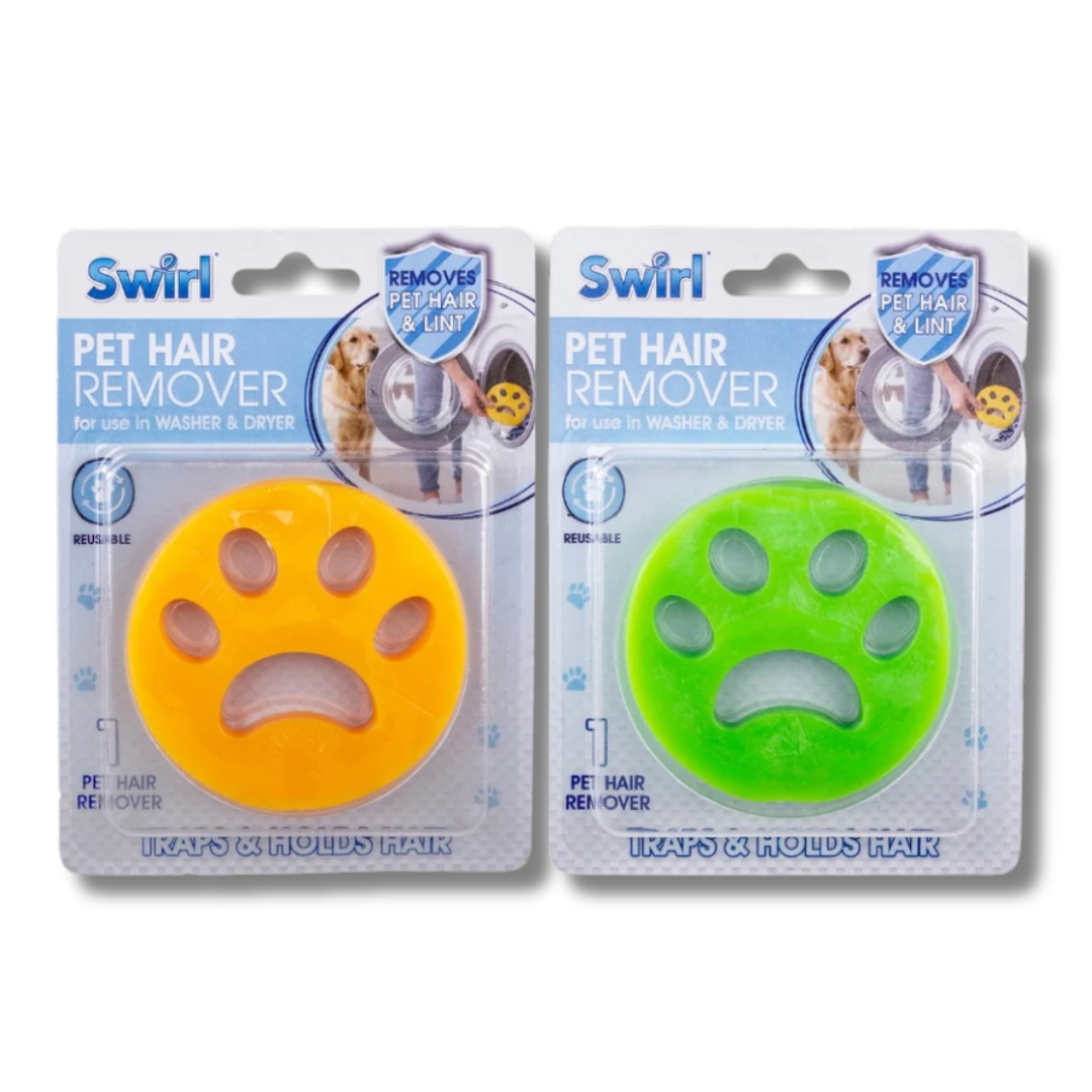 Swirl Pet Hair Remover 1pk Div.Farger