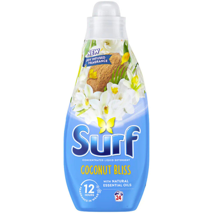 Surf Concentrated Liquid Detergent Coconut Bliss 24w 648ml