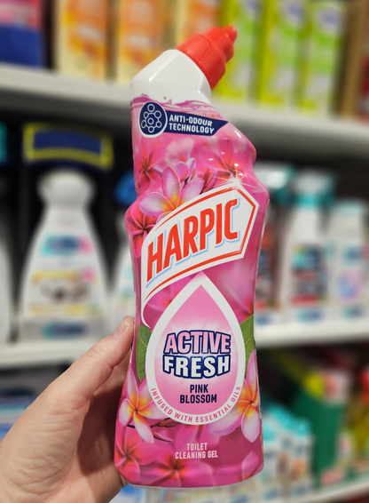 Harpic Active Fresh Pink Blossom Toilet Gel 750ml
