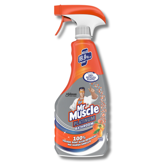 Mr. Muscle Platinum Bathroom Spray Mandarin Orange 500ml