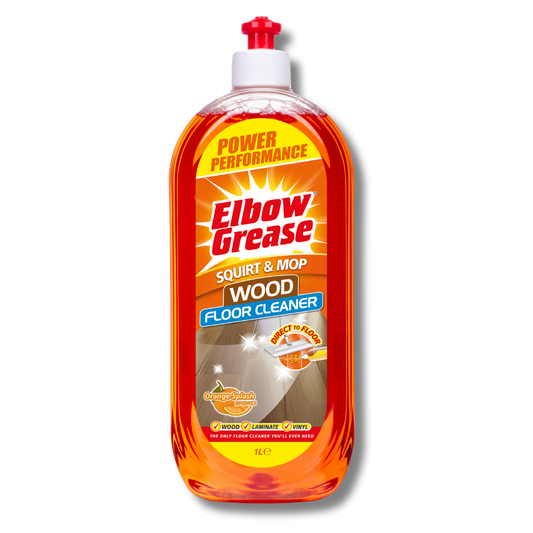 Elbow Grease Squirt & Mop Wood Floor Cleaner Orange Scent 1L