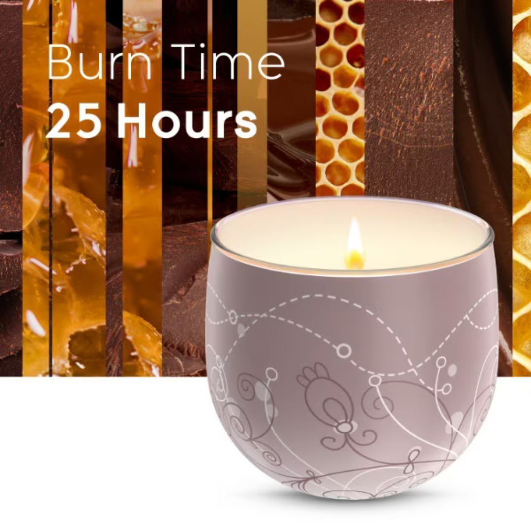 Glade Fragranced Candle Honey & Chocolate 120g