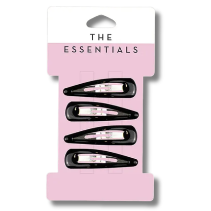 The Essentials Klikkspenner 4pk Div.Typer