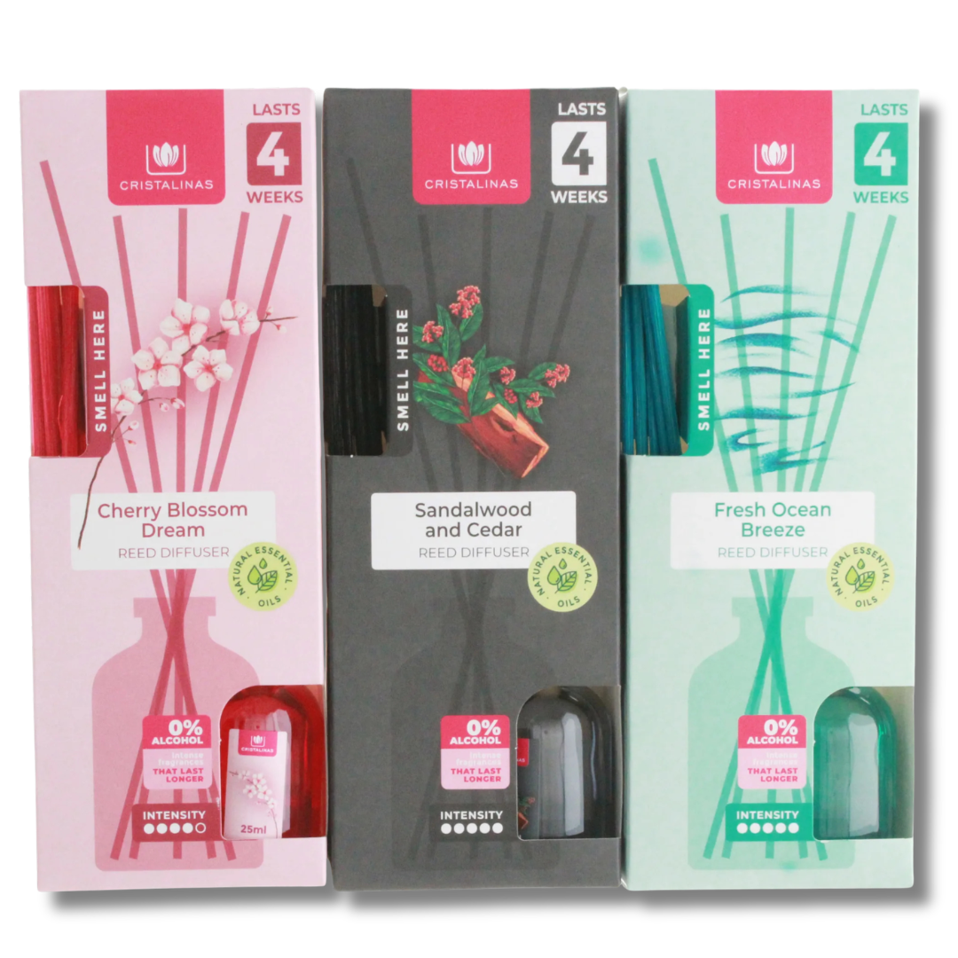 Cristalinas Spring Reed Diffuser 25ml Div.Typer
