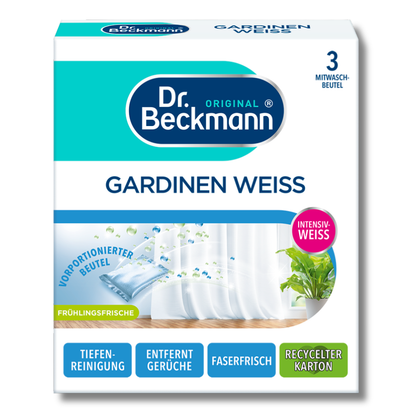 Dr. Beckmann Gardinen Weiss Gardinbleking 3 x 40g