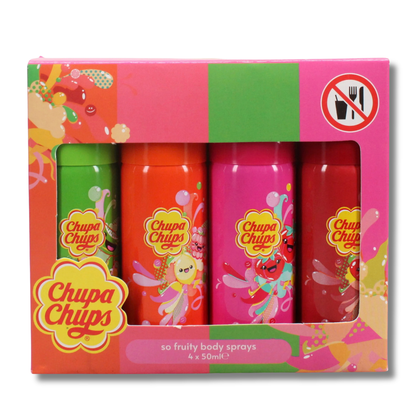Chupa Chups Deodorant Body Spray Gift Set 4x50ml