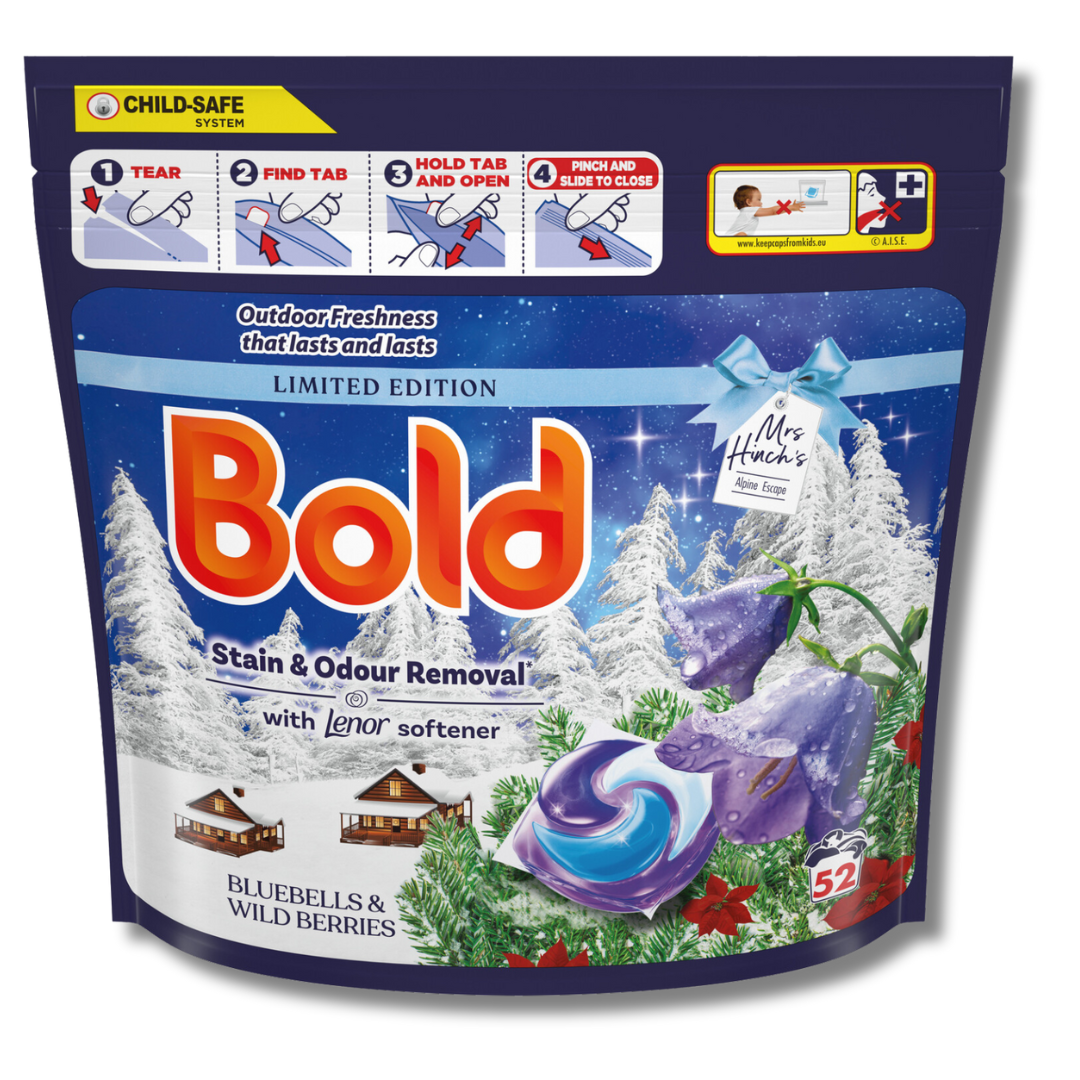 Bold All-in-1 Pods Mrs Hinch’s Alpine Escape – Bluebells & Wild Berries 52 vask