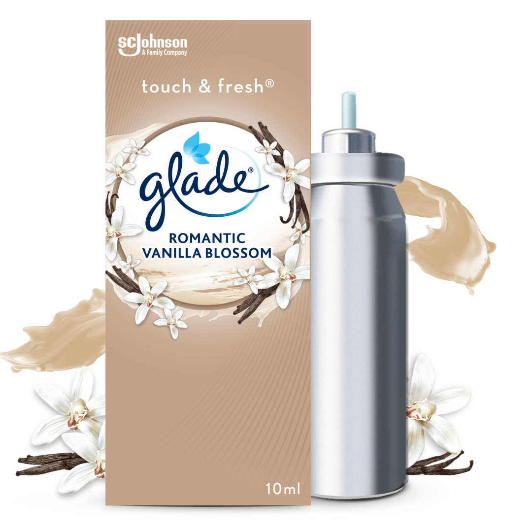 Glade Touch & Fresh Romantic Vanilla Blossom Air Freshener Refill 10ml
