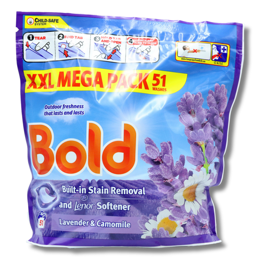 Bold 2in1 51w Laundry Pods Lavender & Camomile