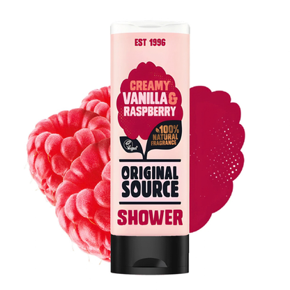 Original Source Creamy Vanilla & Raspberry Shower Gel 750ml