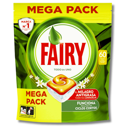 Fairy Original All in One Dishwasher Capsules Orange 60pk