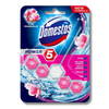 Domestos Power 5 Toilet Rim Block Pink Magnolia 55g