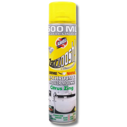 Xanto Zazzooch Diamond Bathroom & Shower Mousse Citrus Zing 500ml