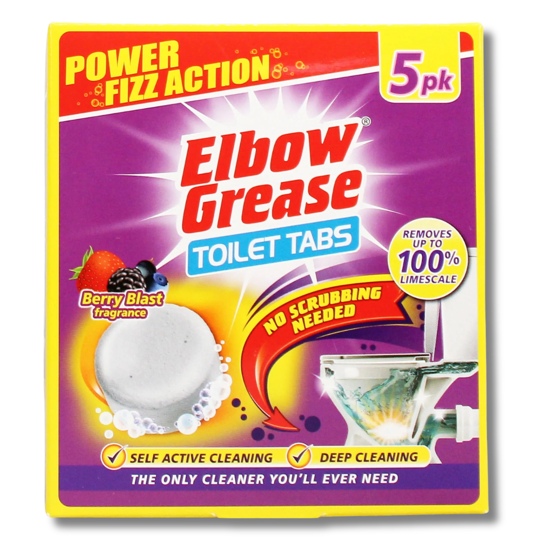 Elbow Grease Toilet Tabs Berry Blast 5pk