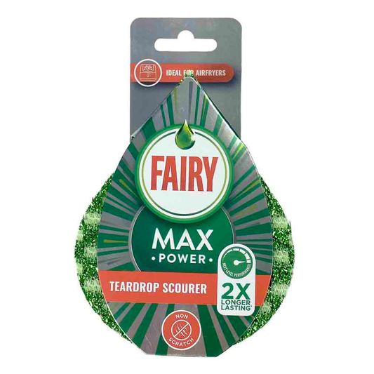 Fairy Max Power Teardrop Scourer 1pk