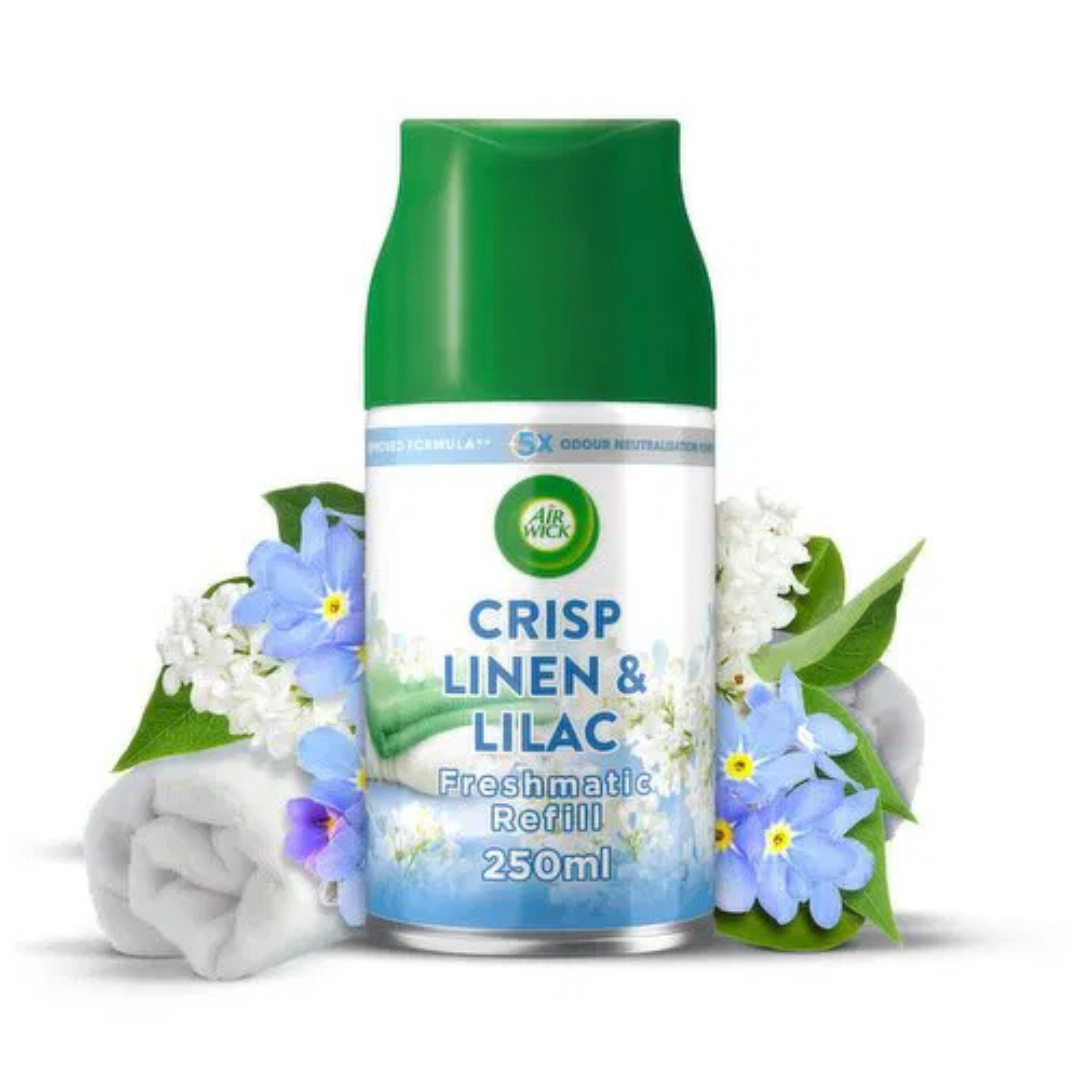 Airwick Freshmatic Refill Crisp Linen & Lilac 250ml