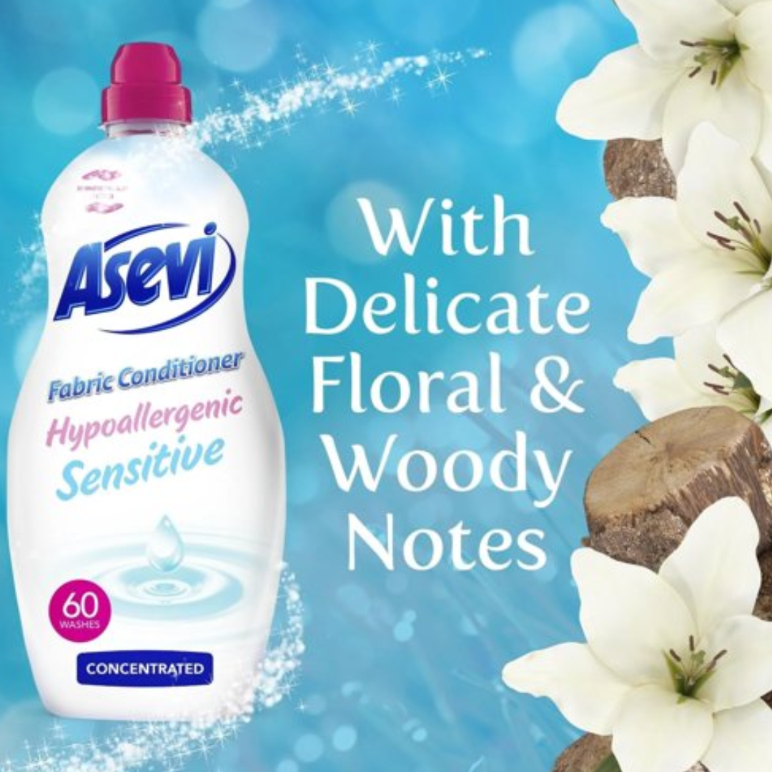 Asevi Fabric Conditioner Sensitive 60w 1380ml