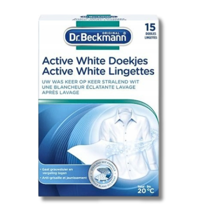 Dr. Beckmann Active White Laundry Sheets 15 stk