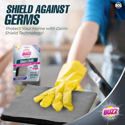 Buzz Microfibre Glass Cloth 1pk