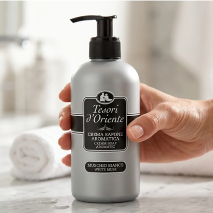 Tesori d'Oriente Muschio Bianco Kremhåndsåpe 300ml